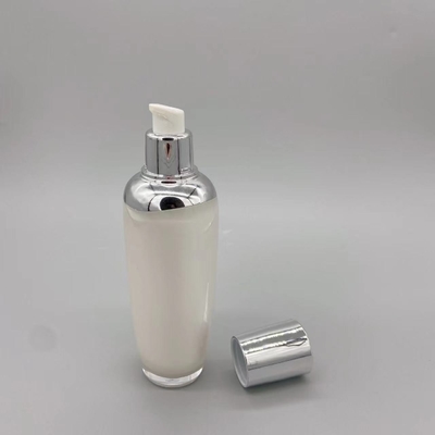 imballaggio cosmetico di plastica della bottiglia di toner della pelle di PS del cilindro ovale 80ml