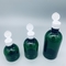 Bottiglia di plastica cosmetica della pompa della vendita all'ingrosso 50ml 100ml 150ml del giro dello sciampo dell'ANIMALE DOMESTICO su ordinazione vuoto verde scuro della bottiglia