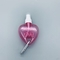 Prodotto disinfettante della mano della bottiglia dell'ANIMALE DOMESTICO di Mini Heart Leaf Shape Cosmetic con la catena chiave
